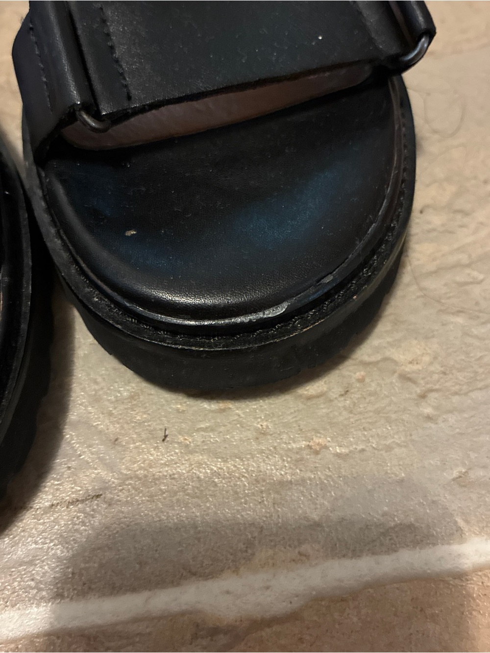 Madewell lug sole leather sandals - Picture 4 of 6